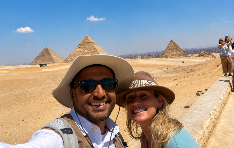 Full Day Tour Giza Pyramids, Sphinx, Saqqara &Dahshur Pyramids