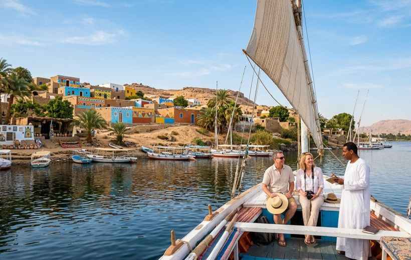 Private Tour to the Nubian Village and Felucca Ride in Aswan