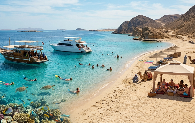 Full-Day Private Trip in Abu Dabbab Beach and Marsa National Park